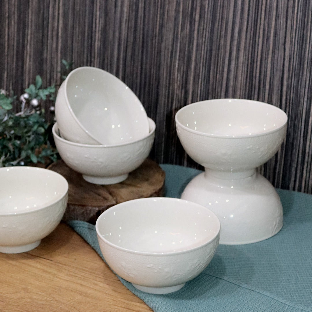 Beige Porcelain Bowl (6pcs)