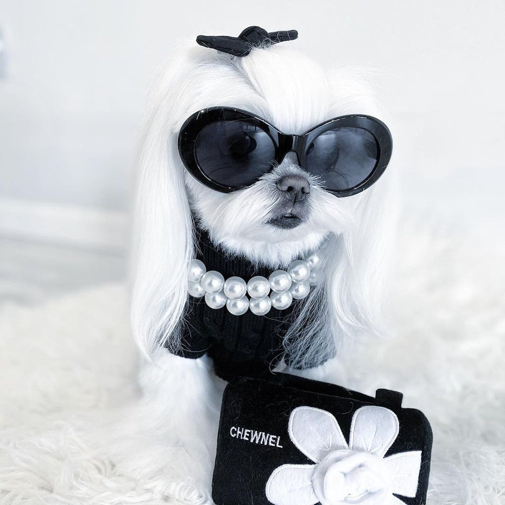 Pearl Dog Cat Bead Necklace Collar