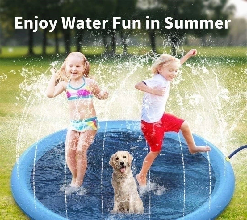 Non-slip Material Pet Swimming Children Splash Pad Water Spray Pad