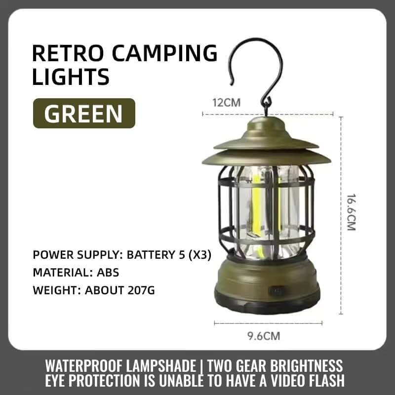 🔥Hot SalePortable Retro Camping Lamp