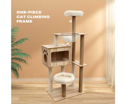 135cm Cat Scratching Condo House