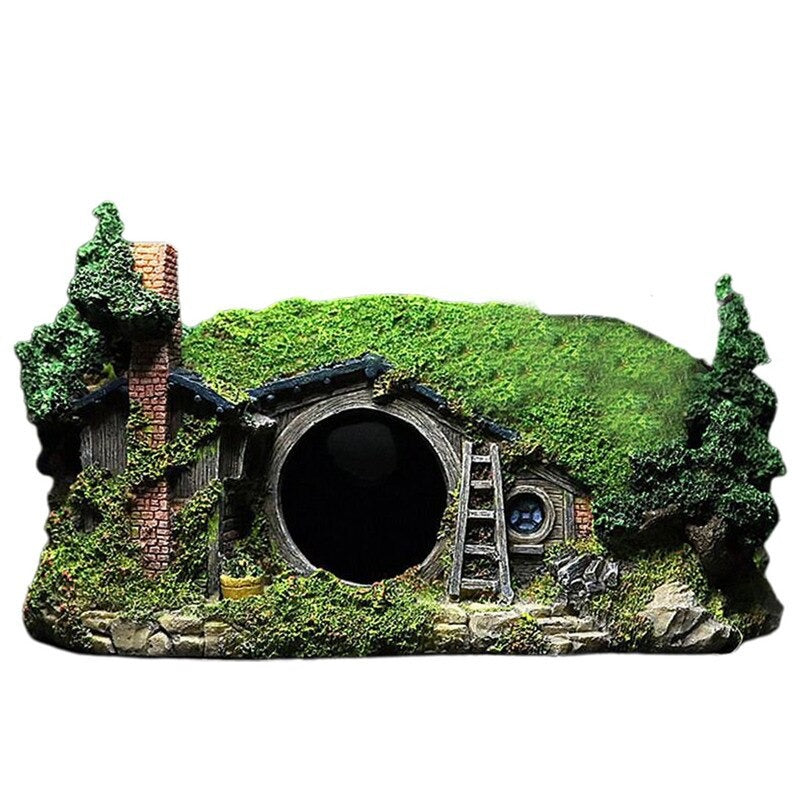 Resin Castle Ornament For Aquarium