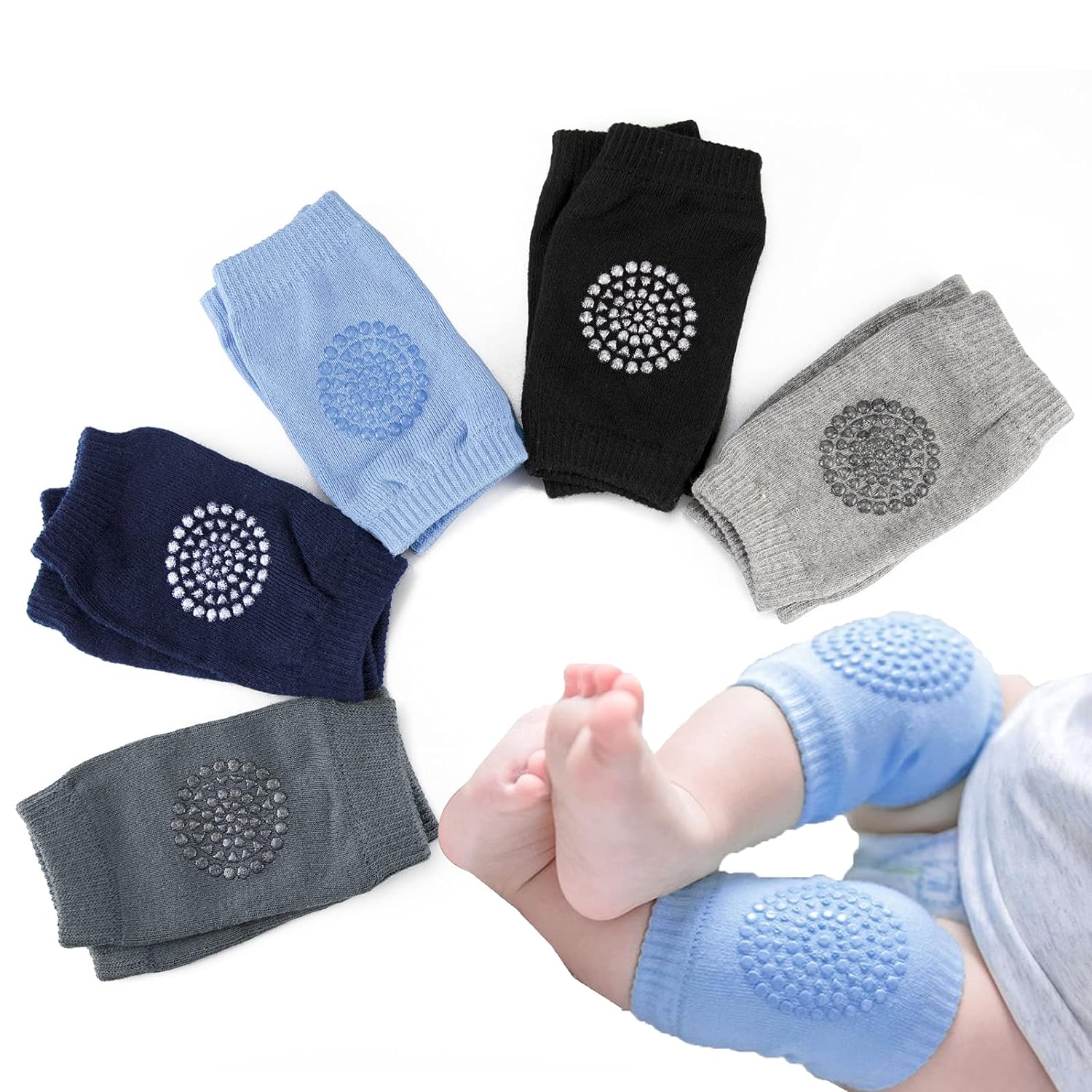 Baby Knee Pads. Toddlers Crawling Anti-Slip Protector