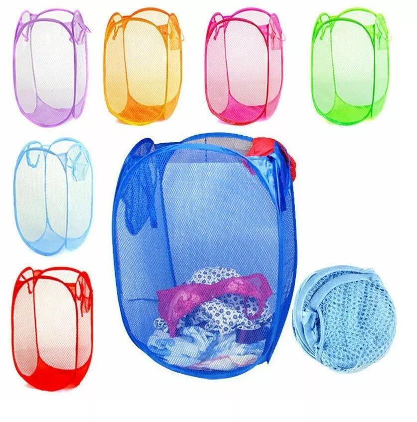 Foldable Nylon Laundry Basket