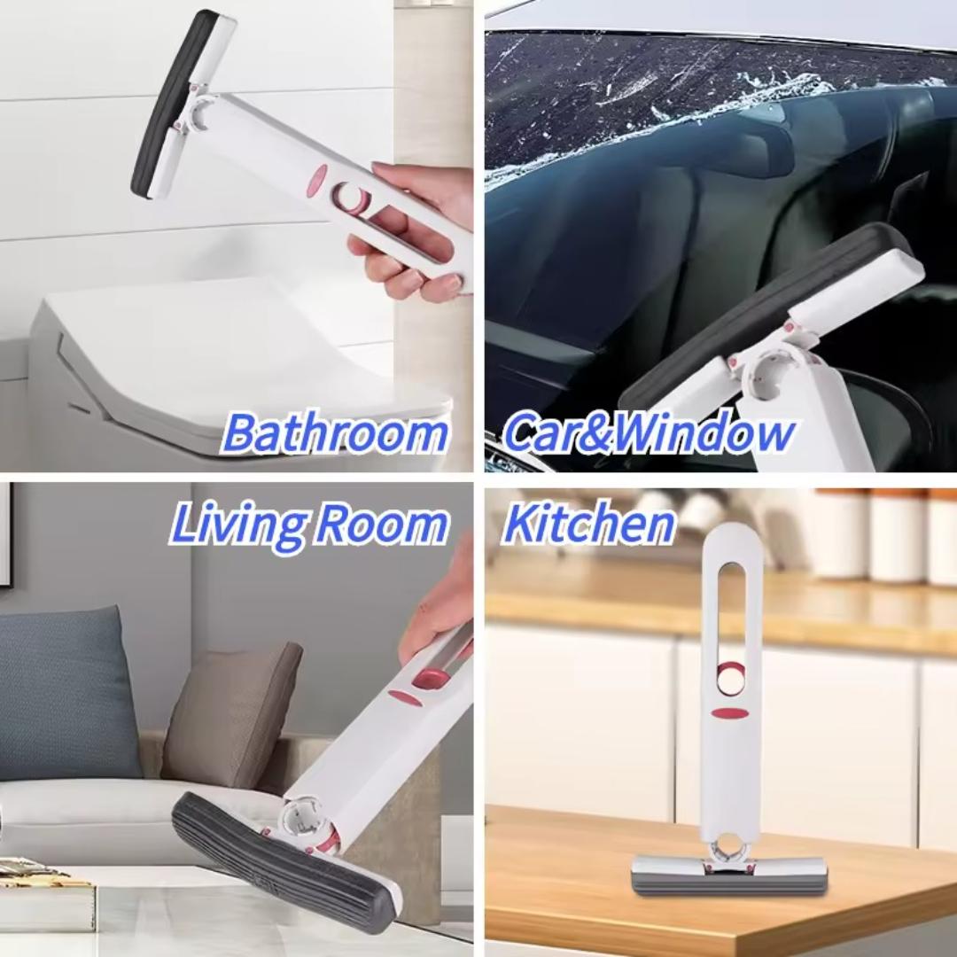 Mini Cleaning Mop. Portable Self-Squeeze Small Mop