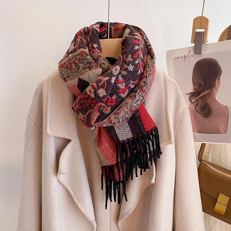 Women's Elegant Sweet Geometric Rayon Scarf