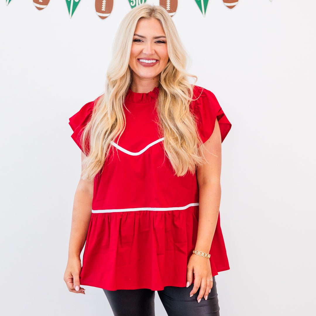 All The Spirit Top. Crimson-White