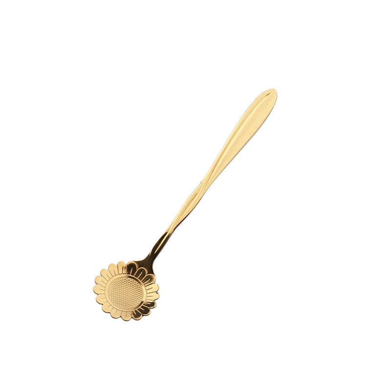 Vacation Flower Stainless Steel Spoon 1 Piece 1 Set