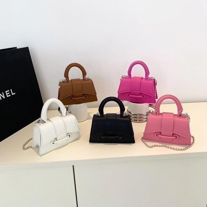 Women's Mini All Seasons Pu Leather Classic Style Handbag