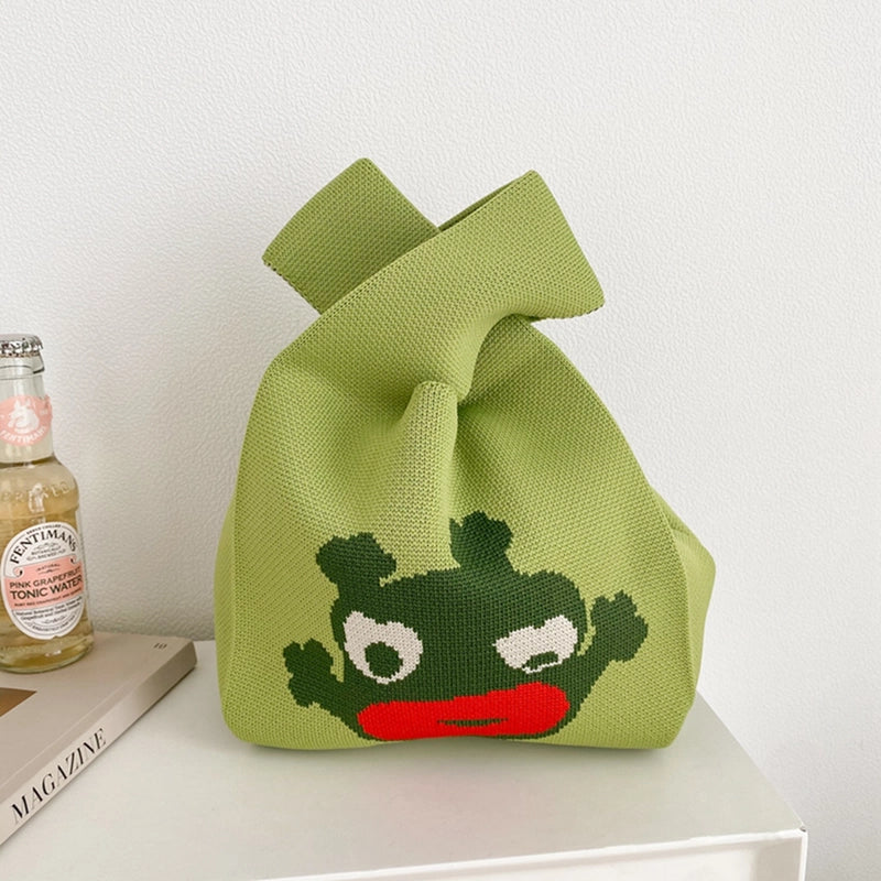 Women's Small All Seasons Polyester Animal Cute Square Open Handbag