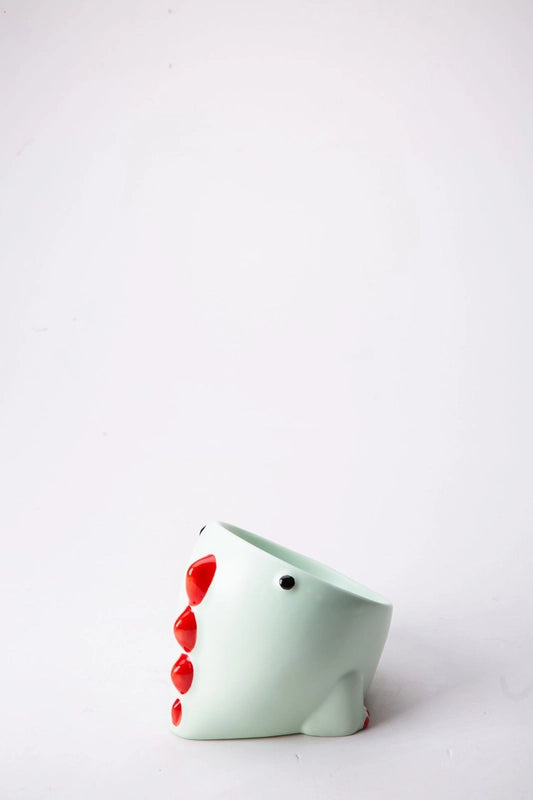 Cat Bowl Ceramic Goblet Pet Bowl Oblique Mouth Cat Bowl Animal Easy Cleaning Cute Ceramic Pet Food Bowl