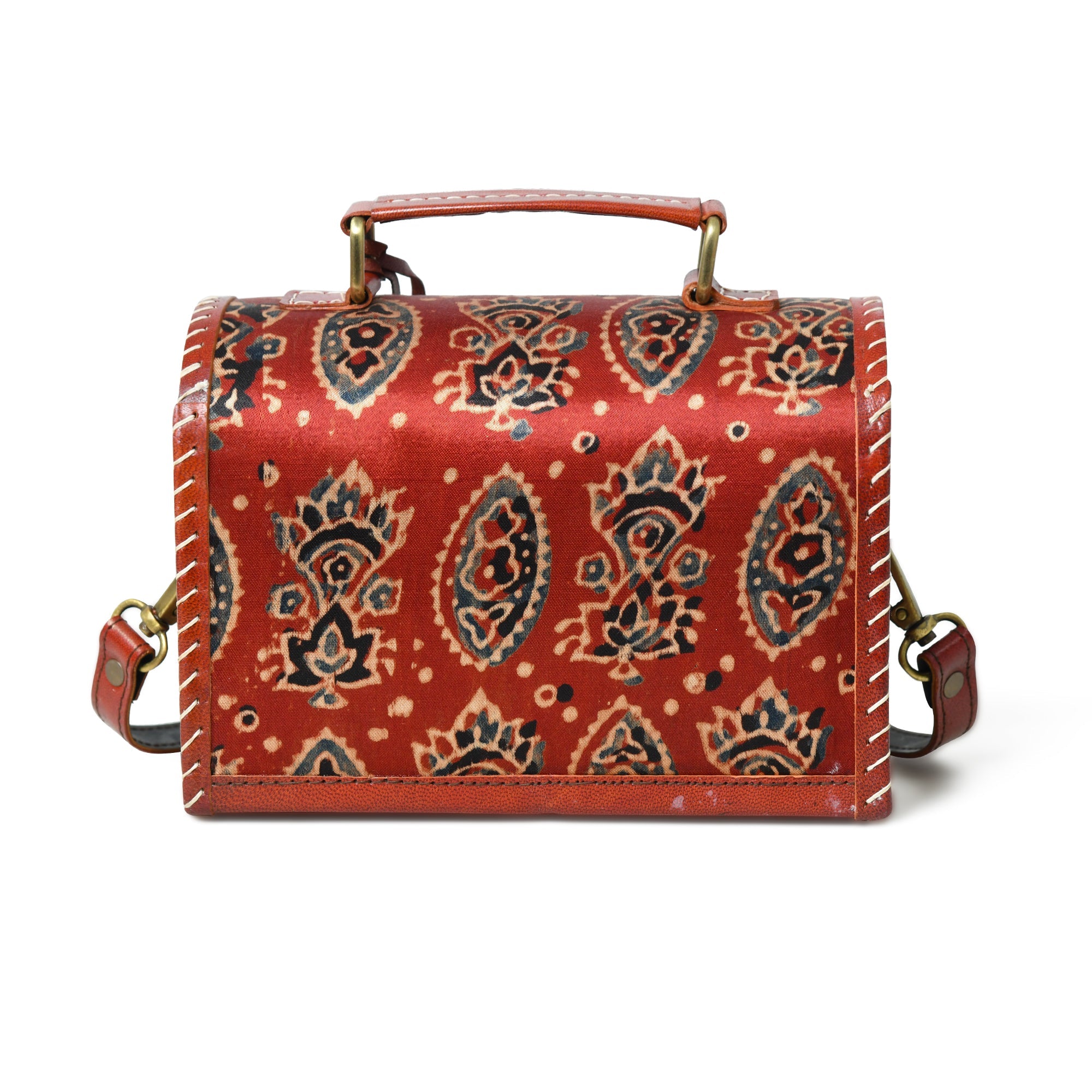 Maroon Satchel Purse