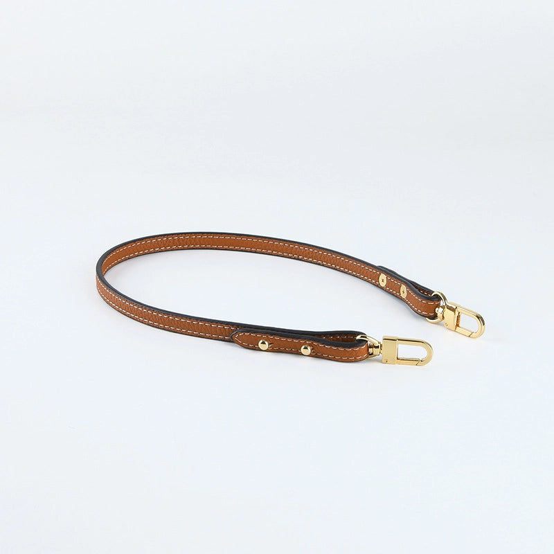 Short Underarm Bag With Litchi Pattern Cowhide Pattern Vegetable Basket Bag Shoulder Strap Shoulder Bag Strap Women's Bag Shoulder Strap Accessories