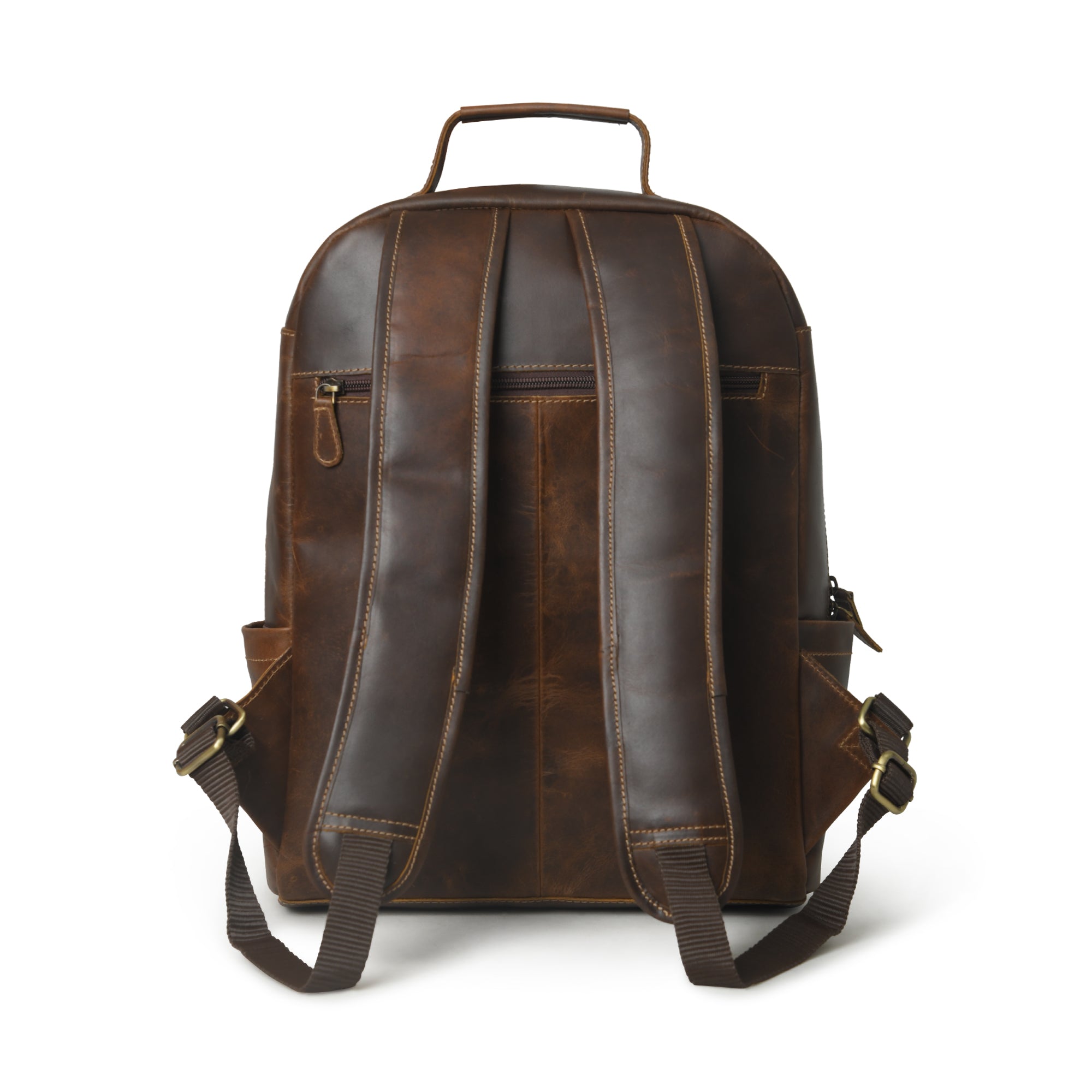 Unisex Buffalo Leather Backpack