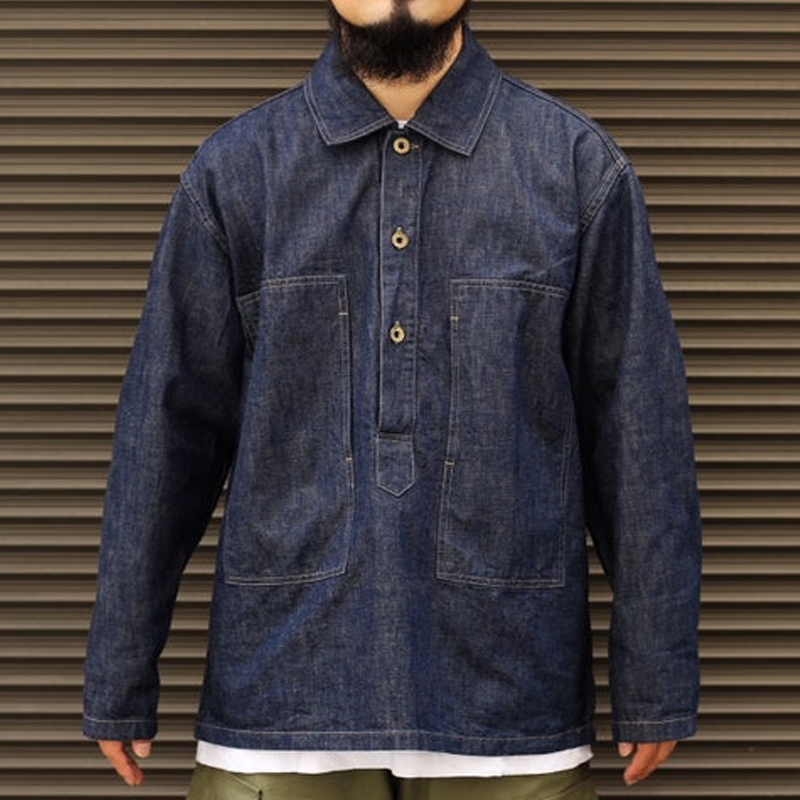 US ARMY 10.5 oz Denim Pullover Shirt
