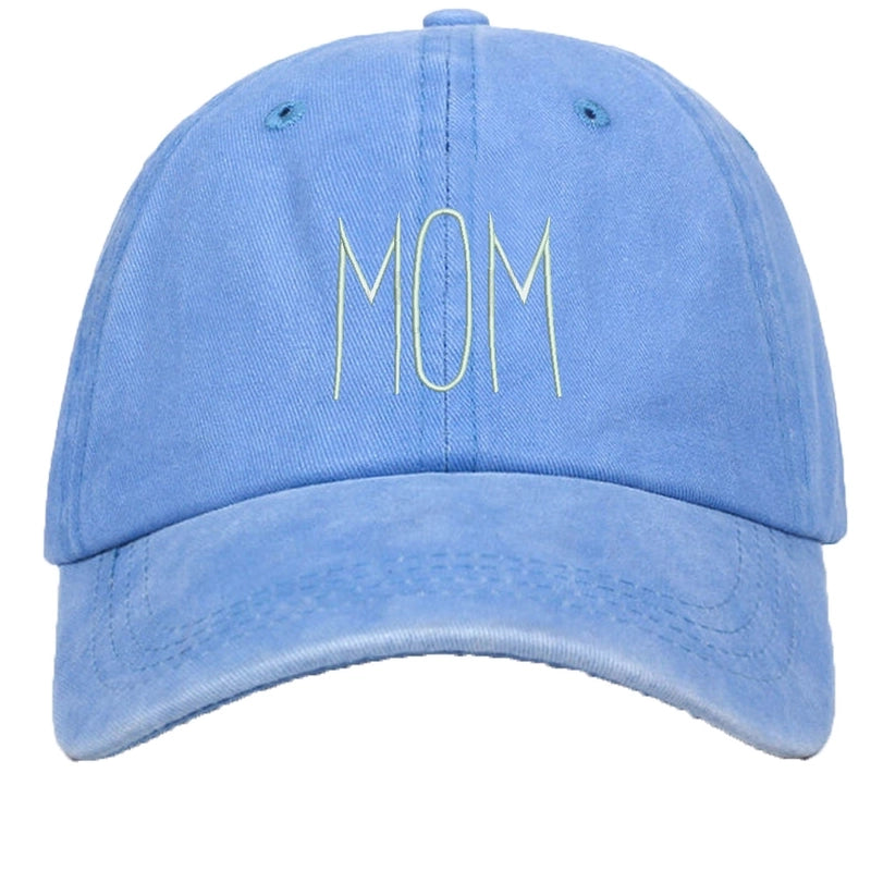 Unisex Mama Letter Solid Color Baseball Cap Bucket Hat