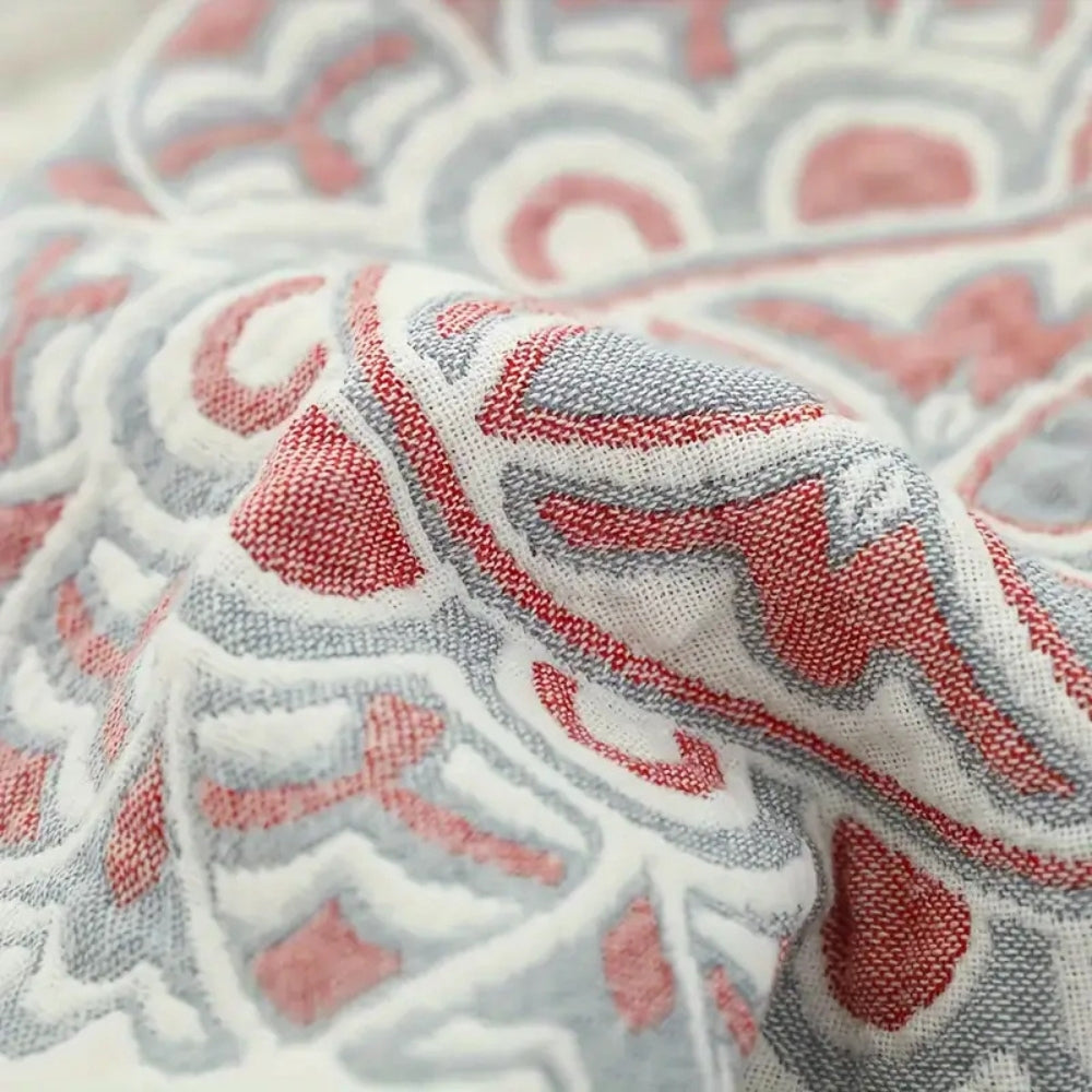 Floral Cotton Comfort Blanket
