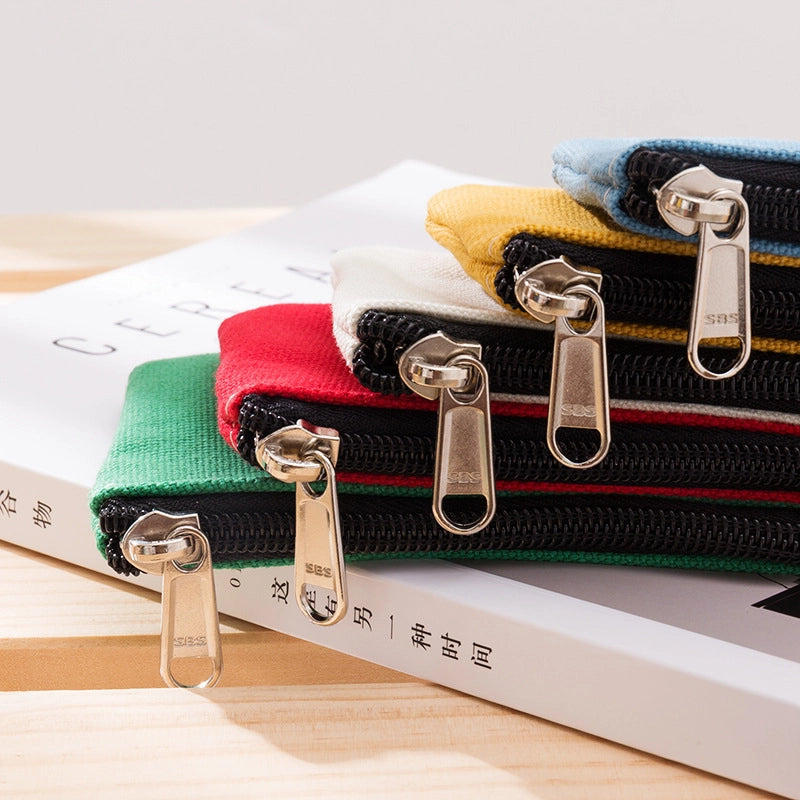 New Cotton Canvas Fashion Men's And Women's Coin Purse Card Holder Simple Fabric Coin Pouch Storage Bag