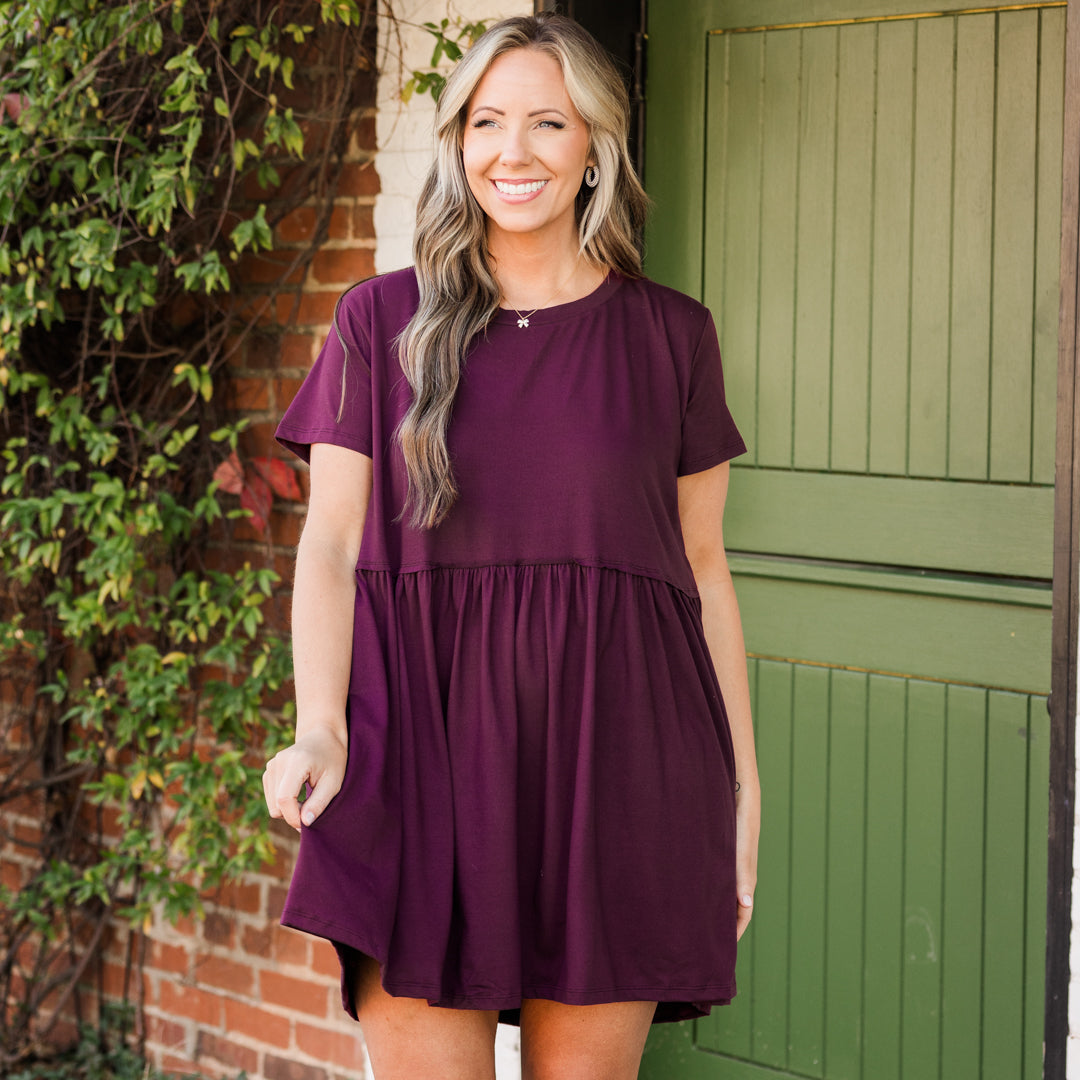 Bold Spirit Dress. Plum