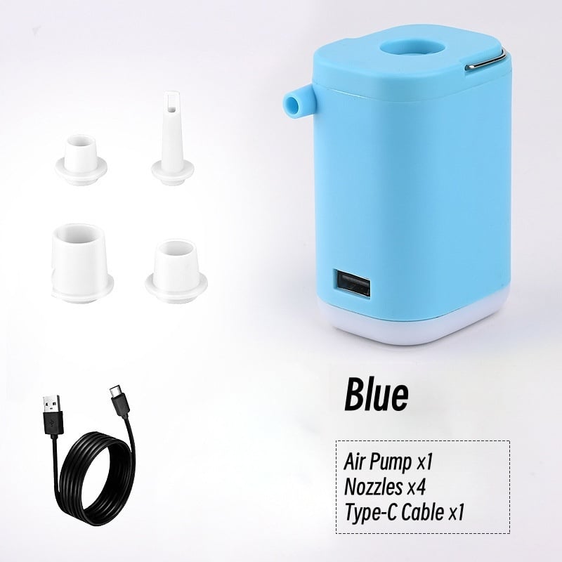 Mini Portable Air Pump with Light