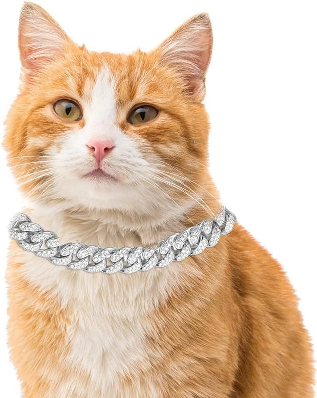 Hip-Hop Alloy Lattice Pet Accessories Pet Collar