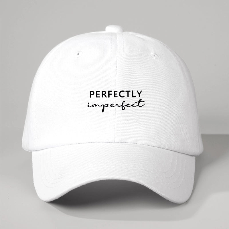 Women's Commute Letter Curved Eaves Baseball Cap