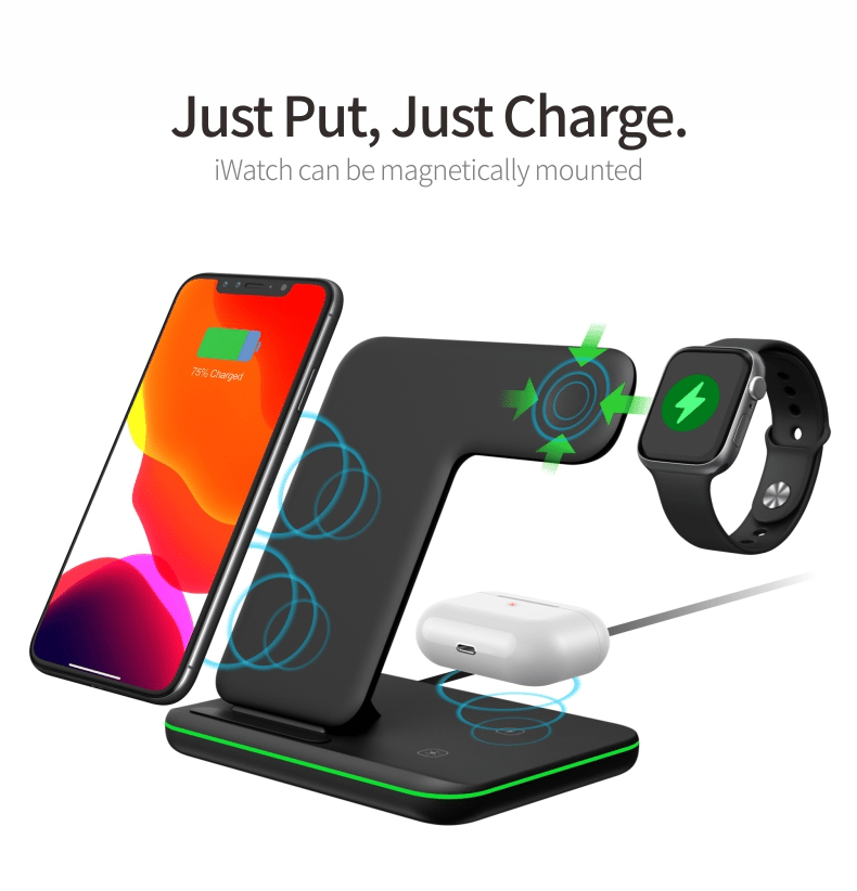 🔥3 in 1 Wireless Charging Dock🔥Buy 2 Free Shipping