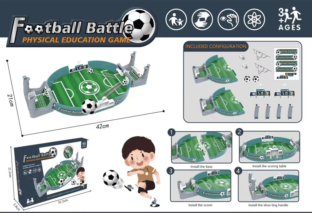 ⚽Mini Tabletop Soccer Game Desktop