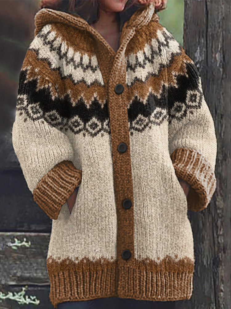 Vintage Tribal Warm Knit Sweater