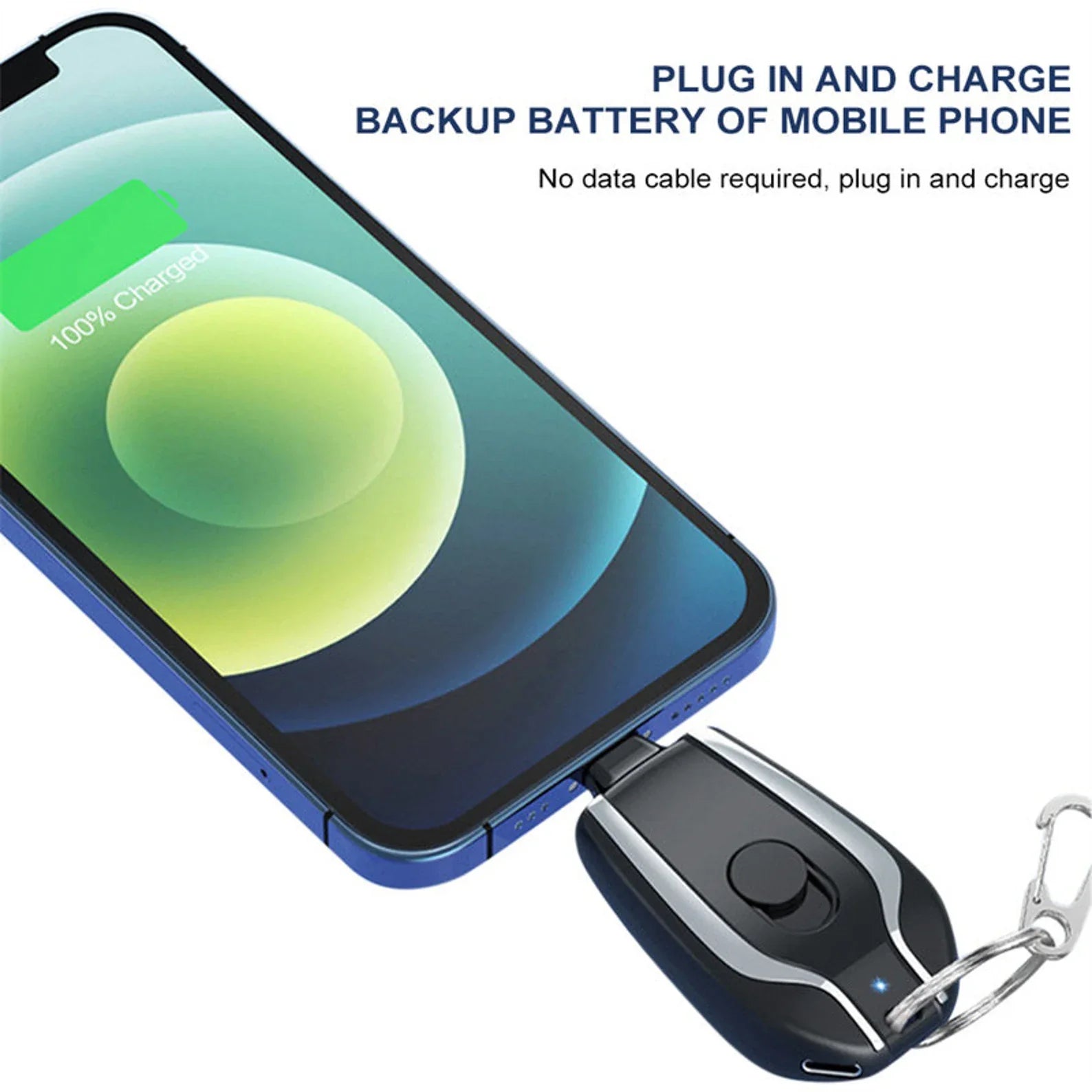 Mini Power Bank Keychain