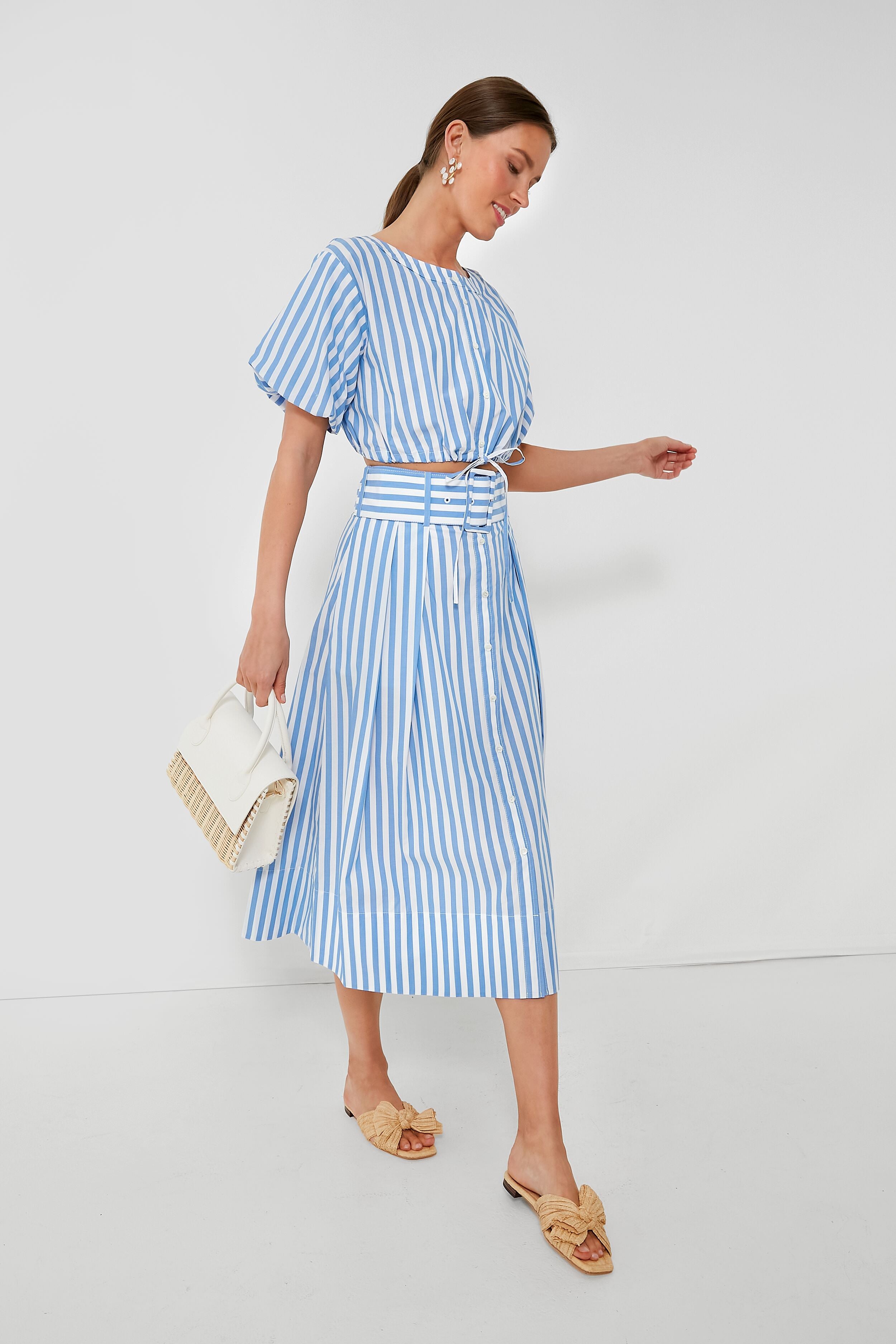 Sea Stripe Kingsley Skirt