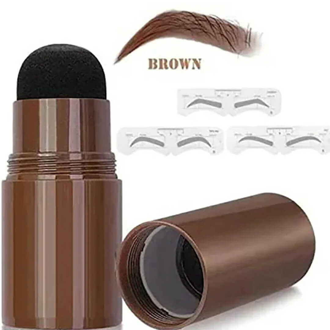Eyebrow Stamp Shaping Kit With Reusable Eyebrow Stencils (Premium Quality)