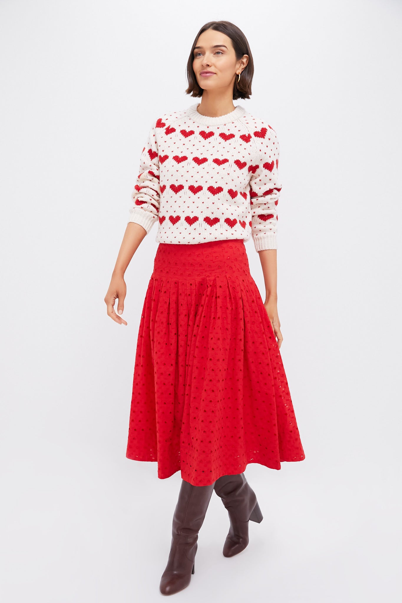 Red Rose The Rhythm Skirt