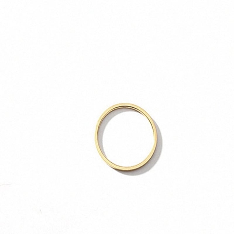 Fashion Circle Titanium Steel Rings Plating Stainless Steel Rings