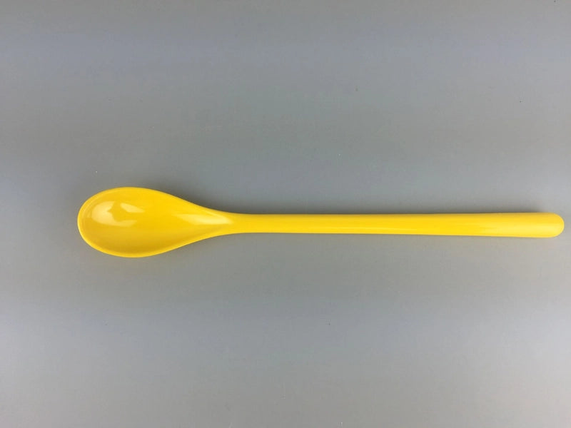 Colorful Plastic Long Handle Coffee Spoon Melamine Stirring Spoon Soup Spoon Spoon Stainless Steel Tableware