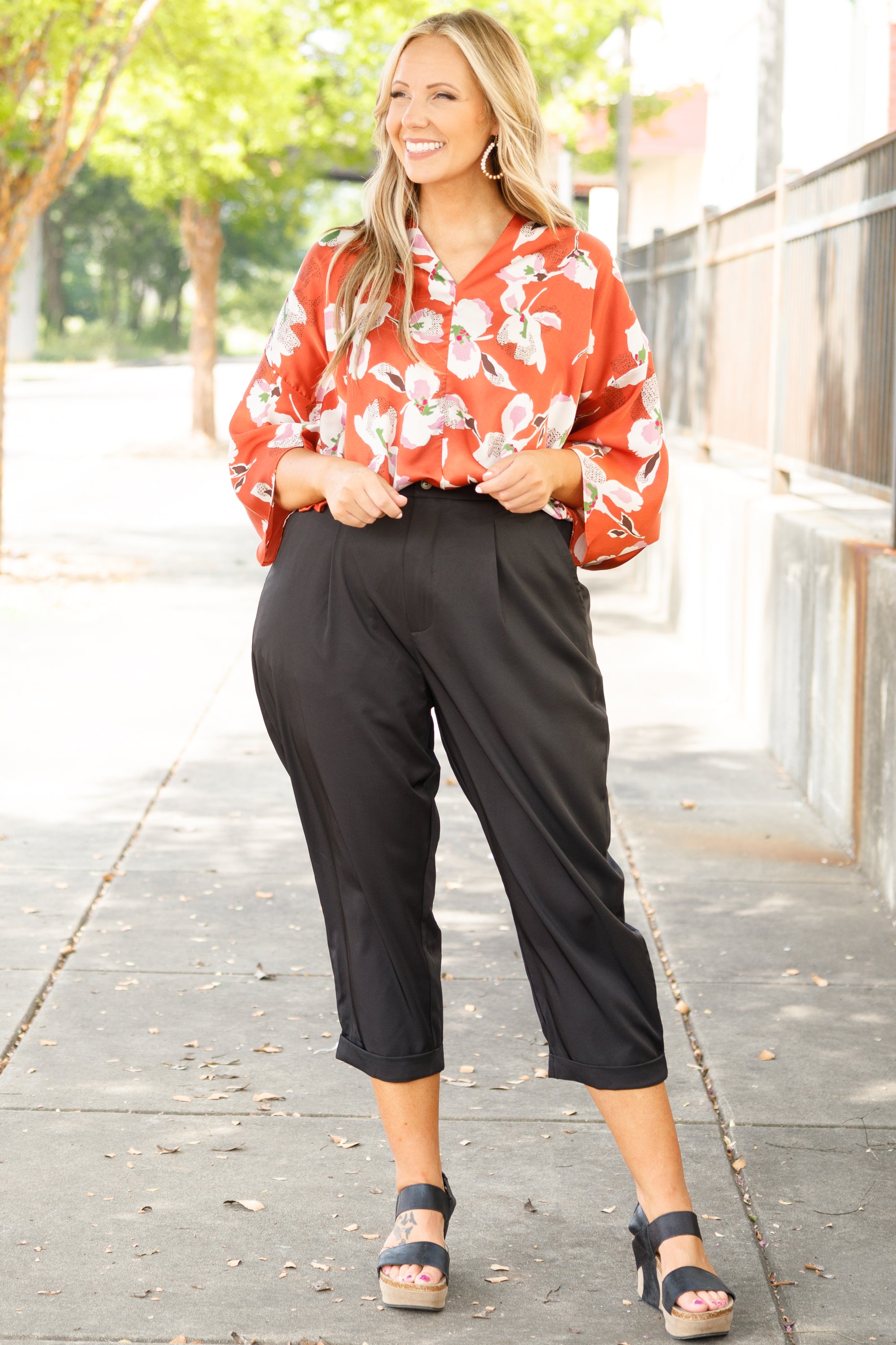 It's Strictly Business Pants. Black