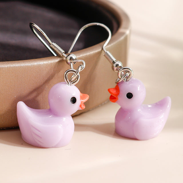 Yellow Rubber Duck Earring