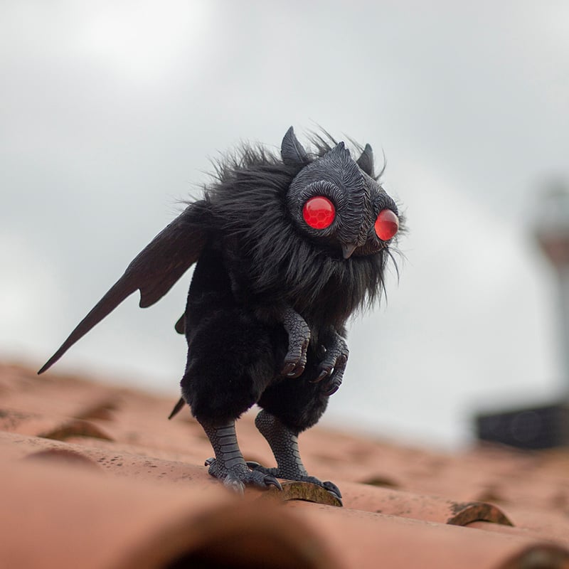 🎁✨Mothman Baby Poseable Art Doll