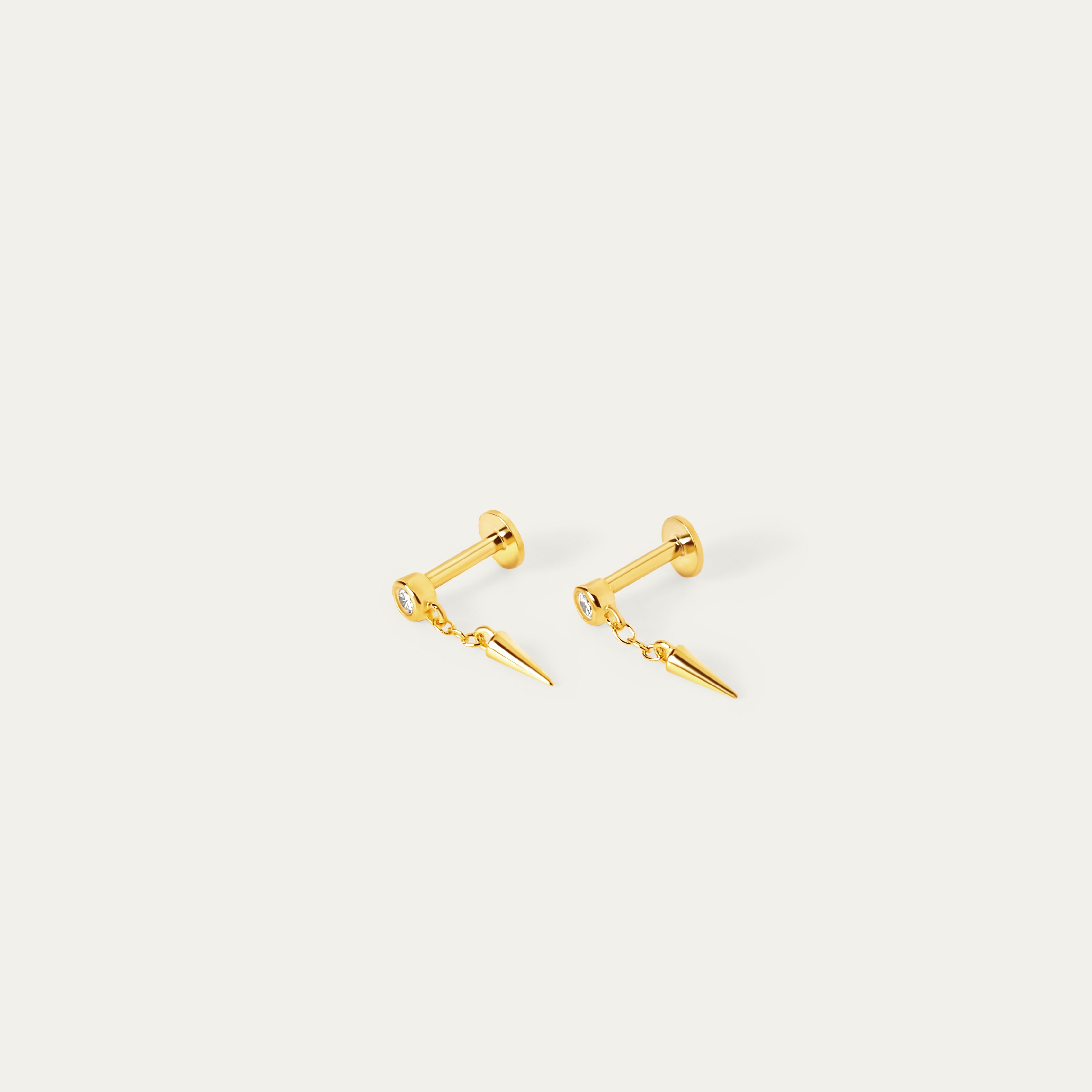 Pani CZ Studs (18K Gold Vermeil)