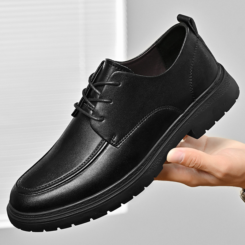 Gptsolvy New Dress Shoes Men Black Soft Leather Italian Skin Shoes for Man Elegant Casual Business Men Footwear Luxury Social Male Shoes