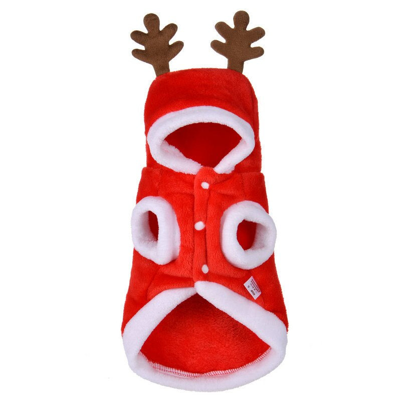 Christmas Dog Clothes Hoodies