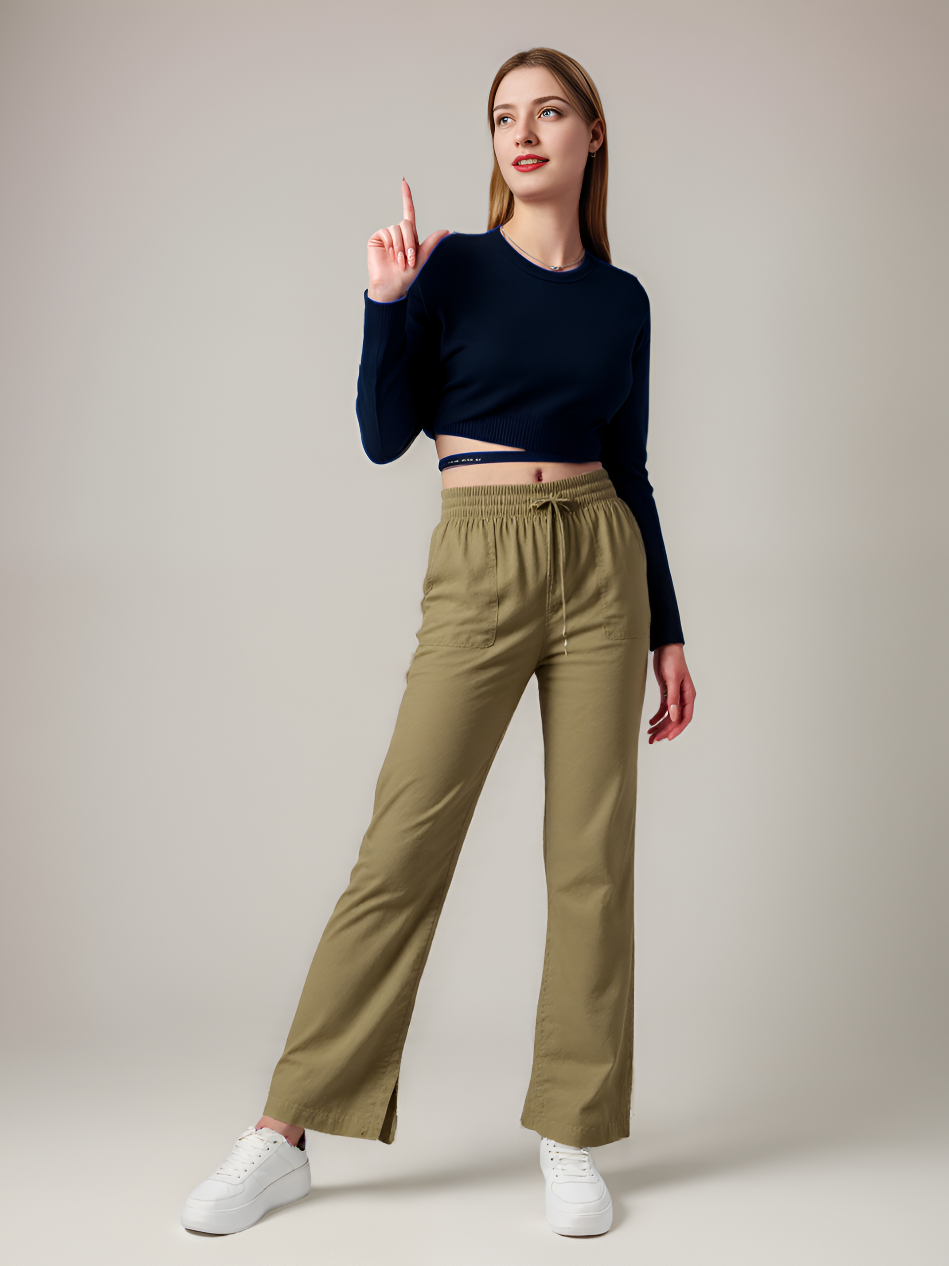 Women's Retreat Linen High Rise Wide Leg Pant