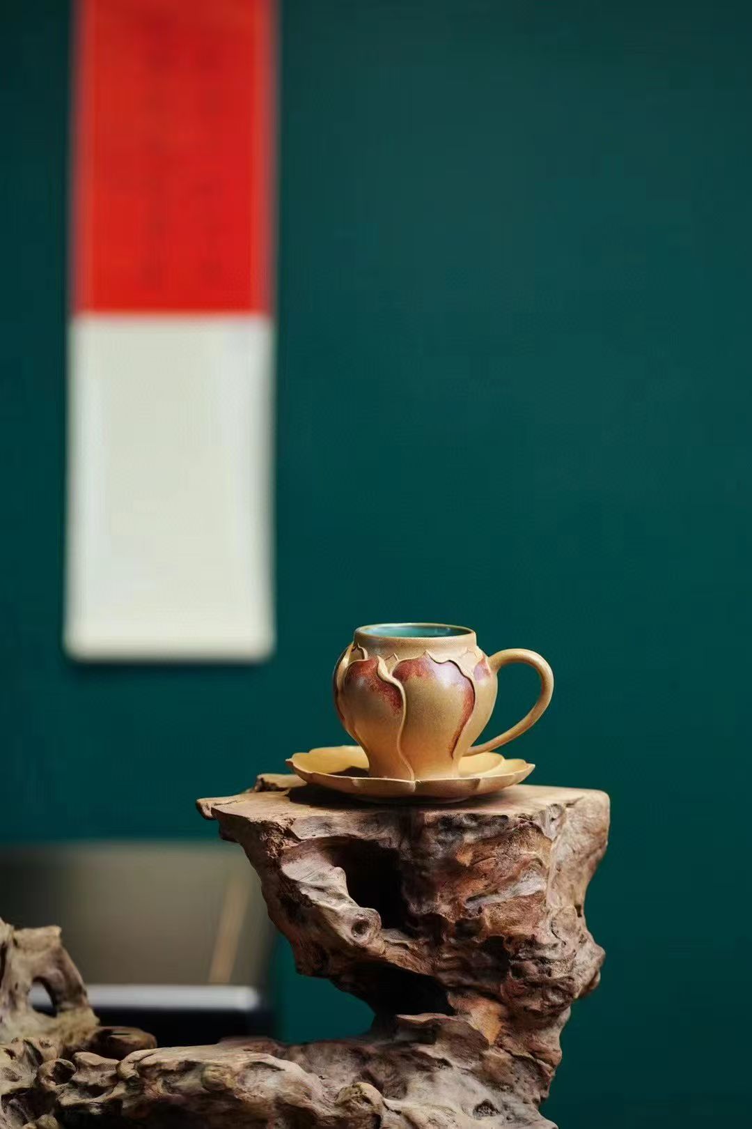 Yixing purple clay cup from China