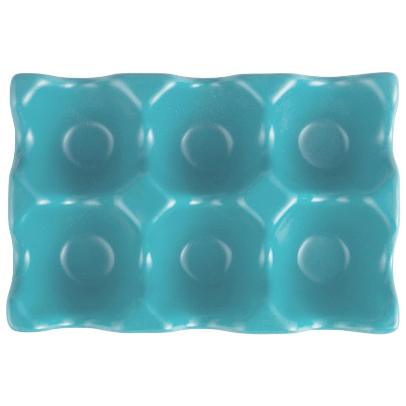 Creative Kitchen Supplies Egg Rack Egg Rack Household Ceramic Tableware Egg Tray Egg Rack A Generation Of Hair