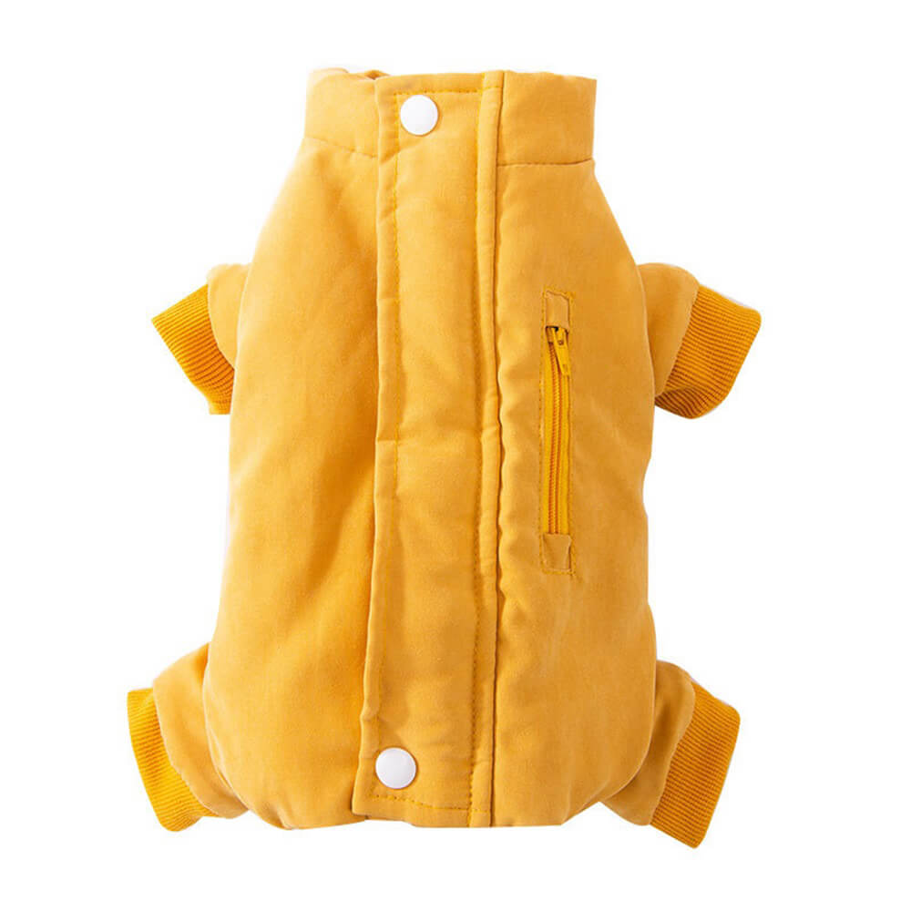 Sunny Yellow Dog Jacket – Stylish & Cozy Outerwear for Cold Weather