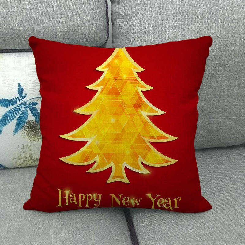 18 Cojines Merry Xmas Couch Throw Pillow Cover Case Home Sofa Decor Pillowslip