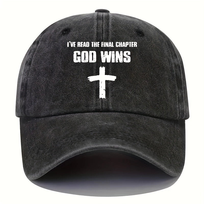 Unisex Commute Cross Letter Curved Eaves Baseball Cap