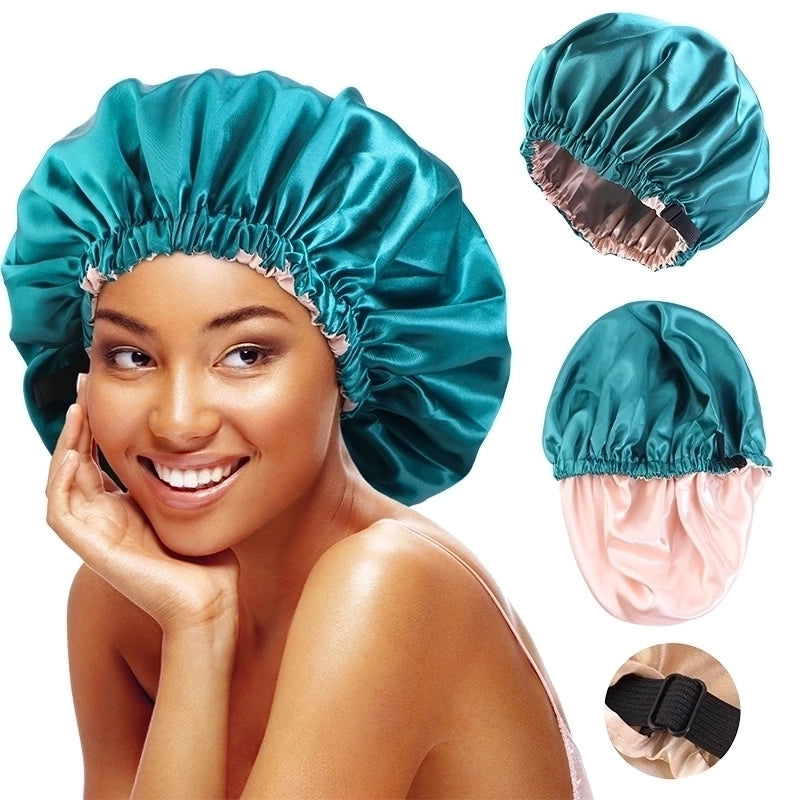 5 Pieces Women's Elegant Basic Minimalist Solid Color Eaveless Nightcap