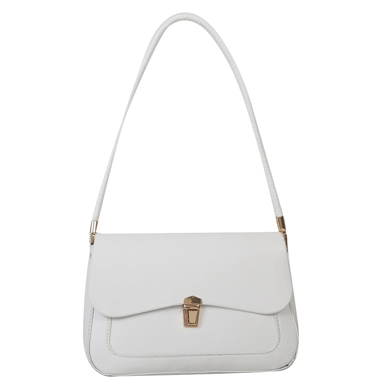 Women's All Seasons Pu Leather Elegant Basic Underarm Bag