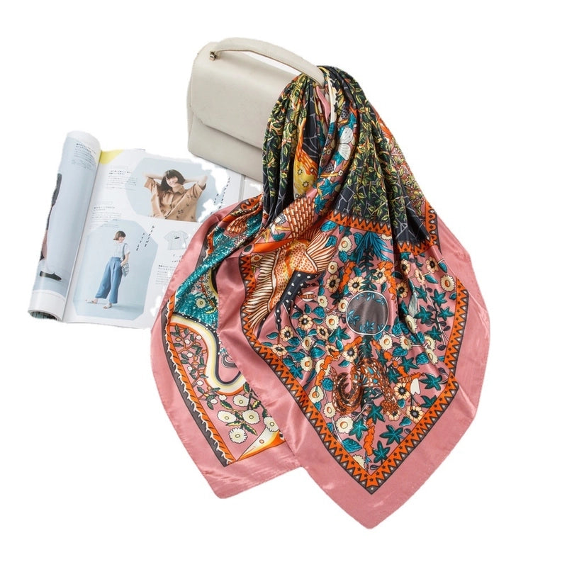 Women's Retro Ethnic Style Geometric Polyester Kerchief